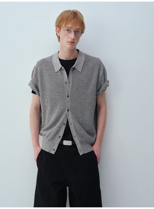 Openwork Knit Cardigan