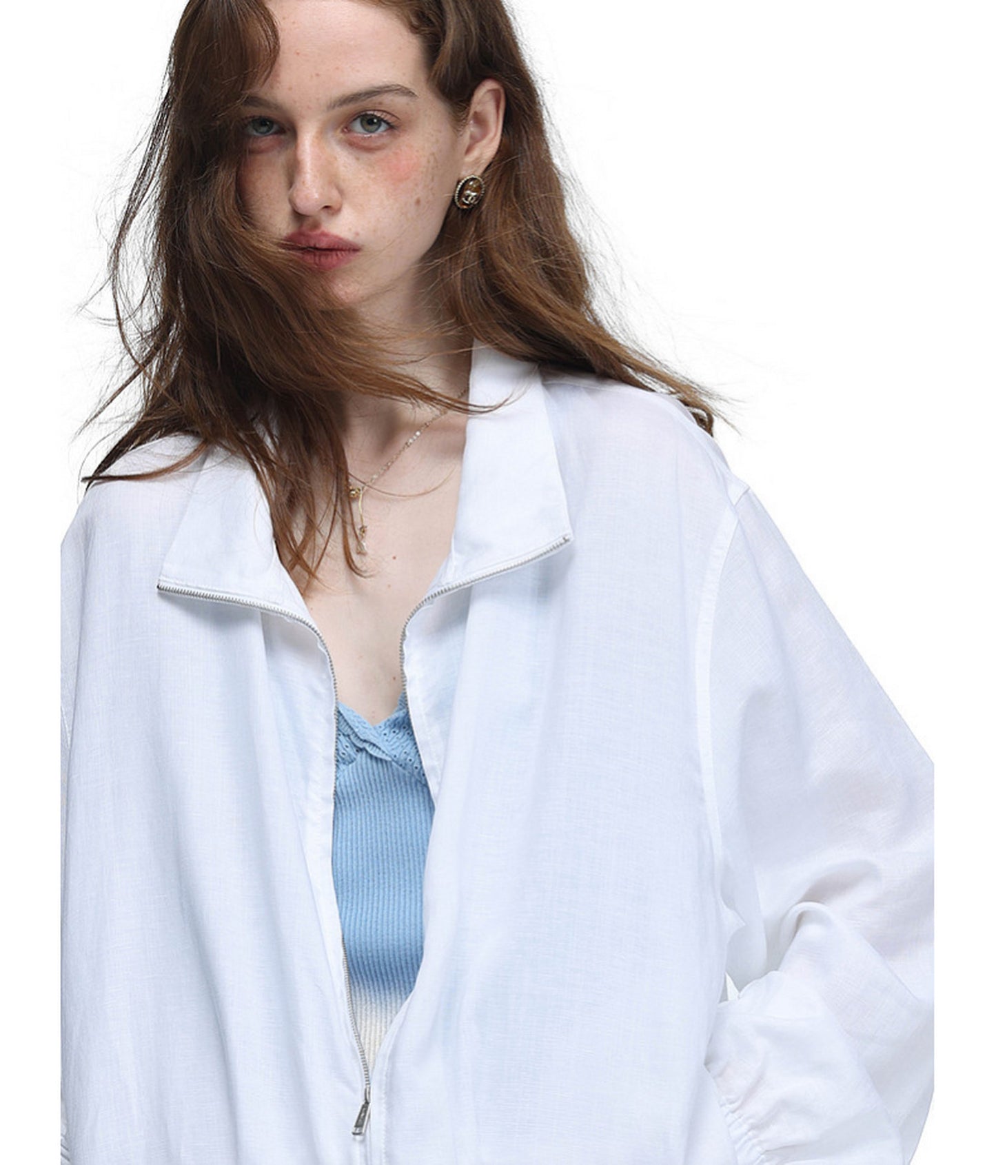 Lightweight Stand-Collar Casual Jacket