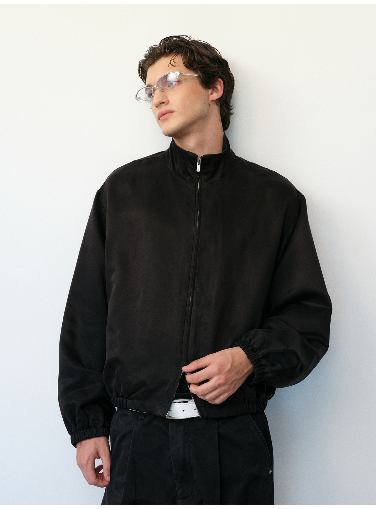 Haute Couture Stand-Collar Jacket