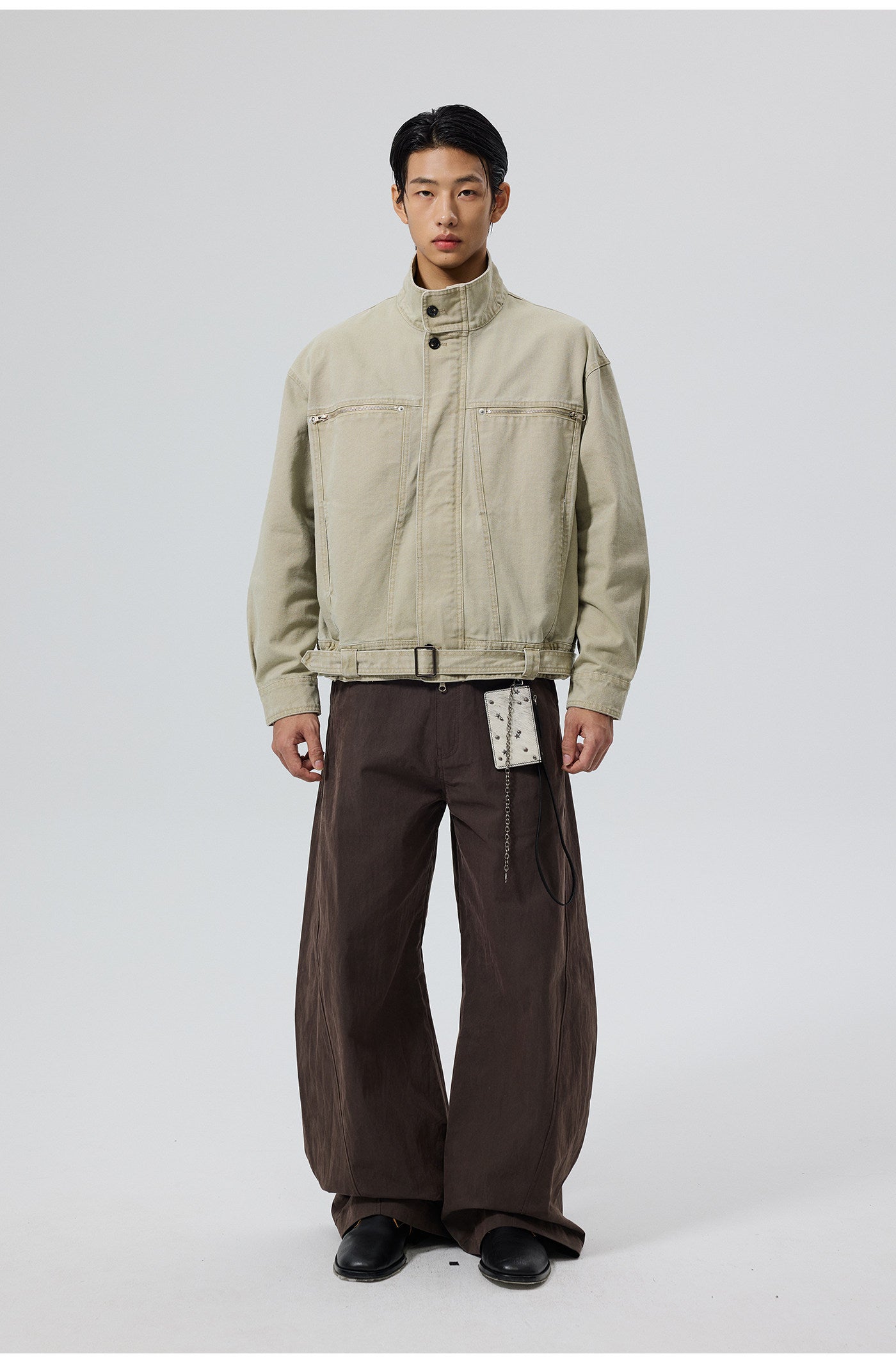 Stand Collar Harrington Jacket