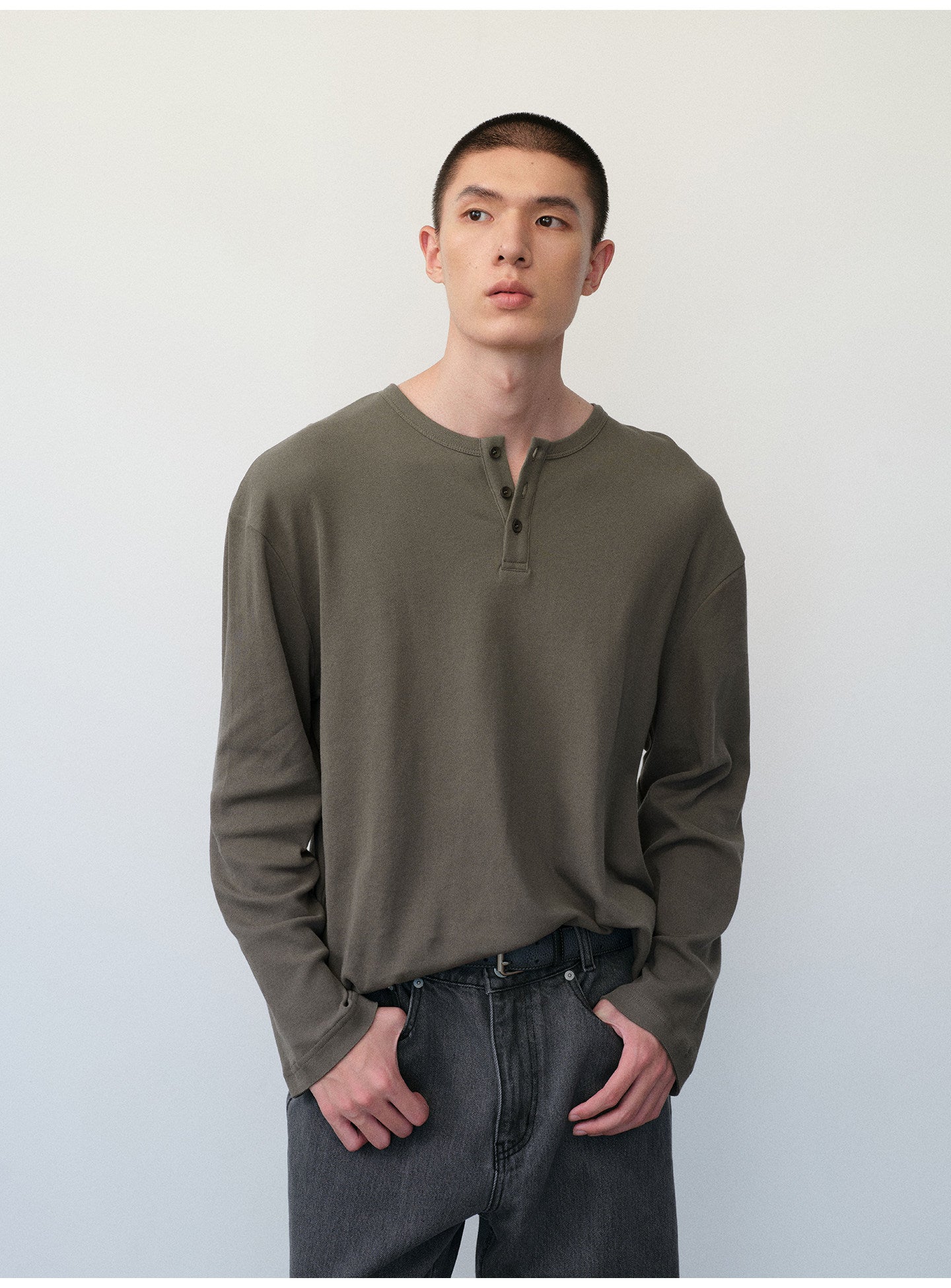 Henry Collar Base Layer T-Shirt