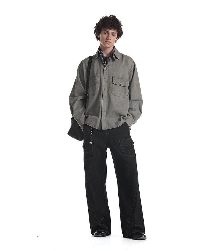 Oversized All-Purpose Pocket Shirt