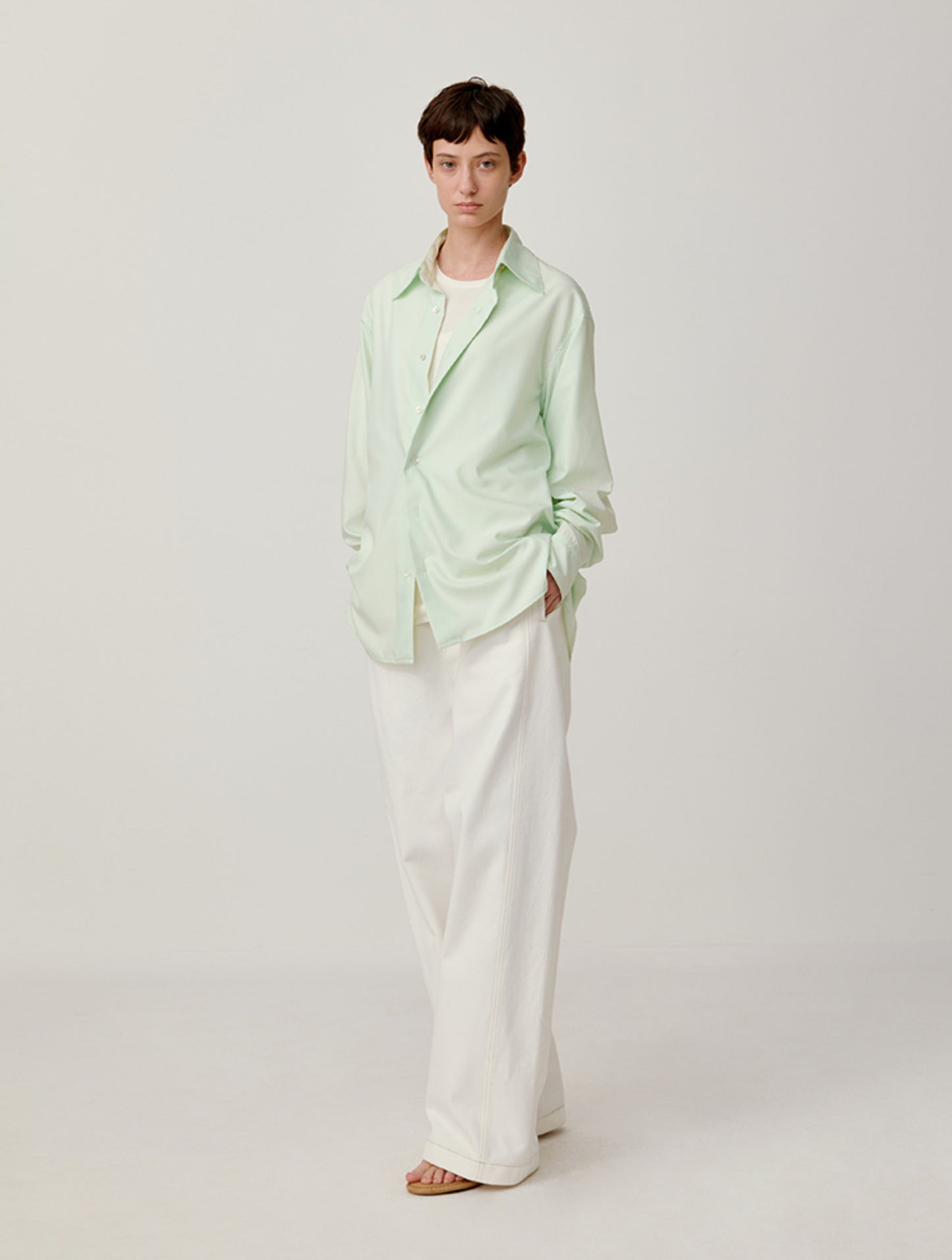 Simple Patch Pocket Shirt