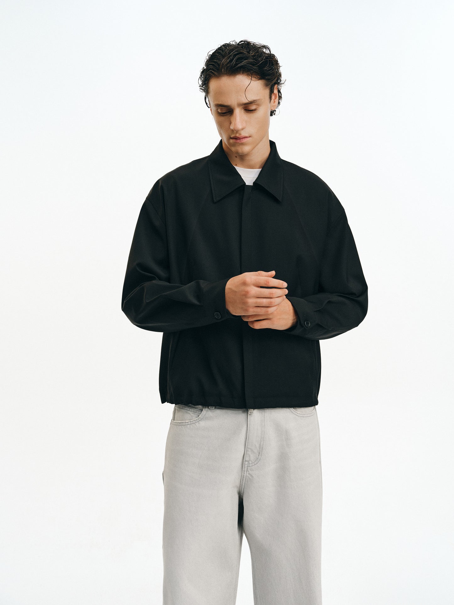 슬래시 포켓 자켓