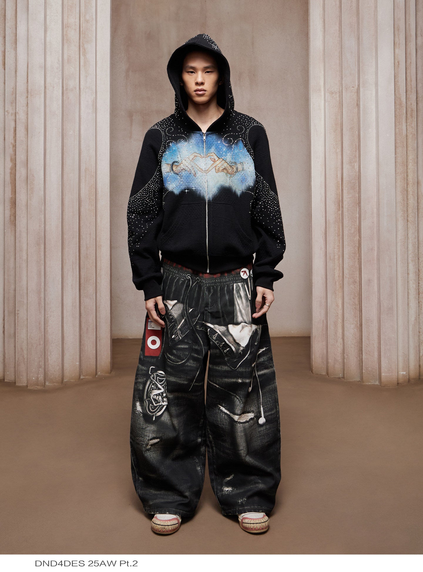 Original 3D-Printed Denim Pants