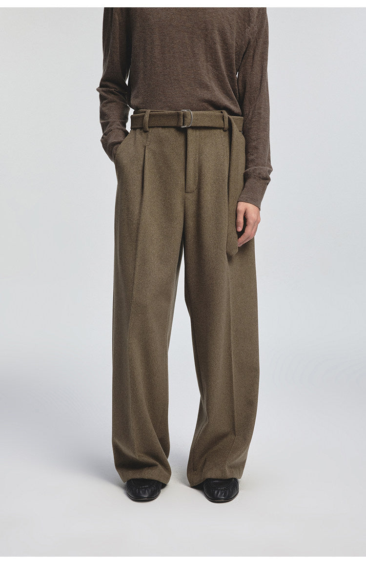 Adjustable Waistband Casual Pants