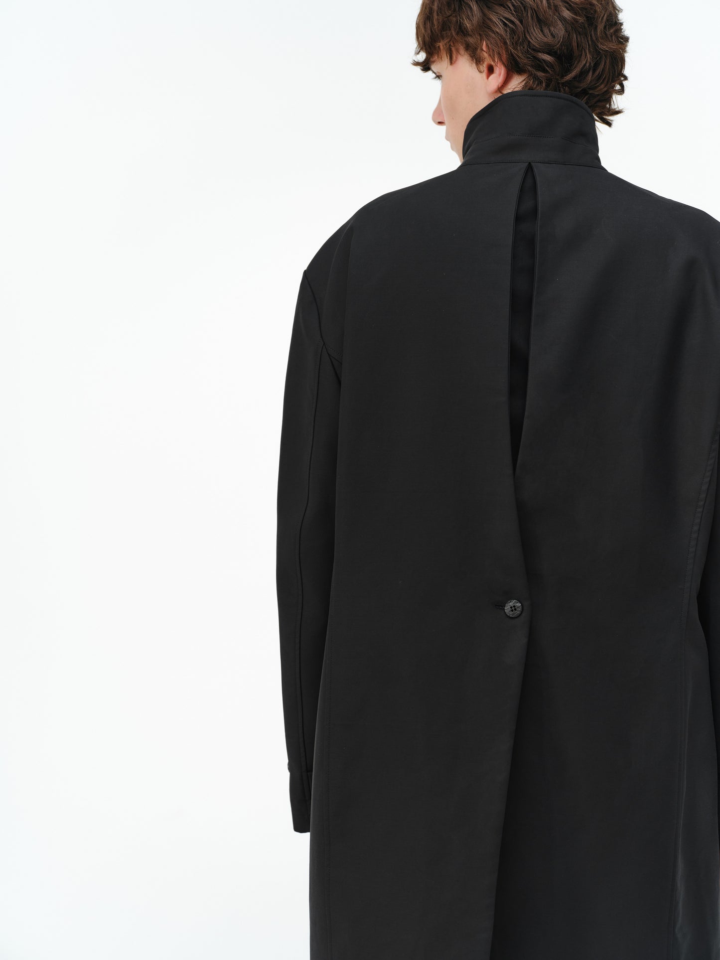 Multi-Shape Collar Coat