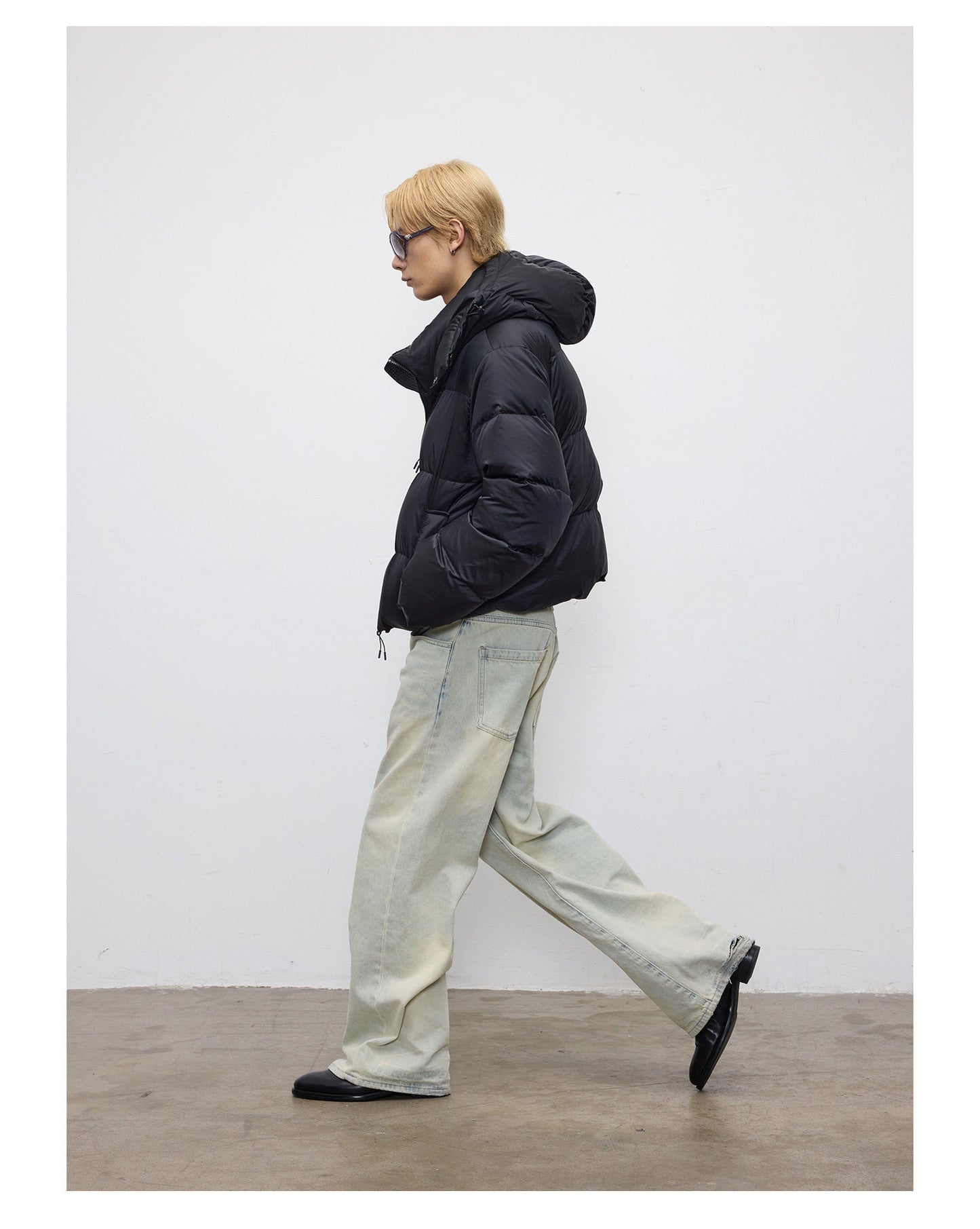 Faux Fox Fur Lined Down Jacket