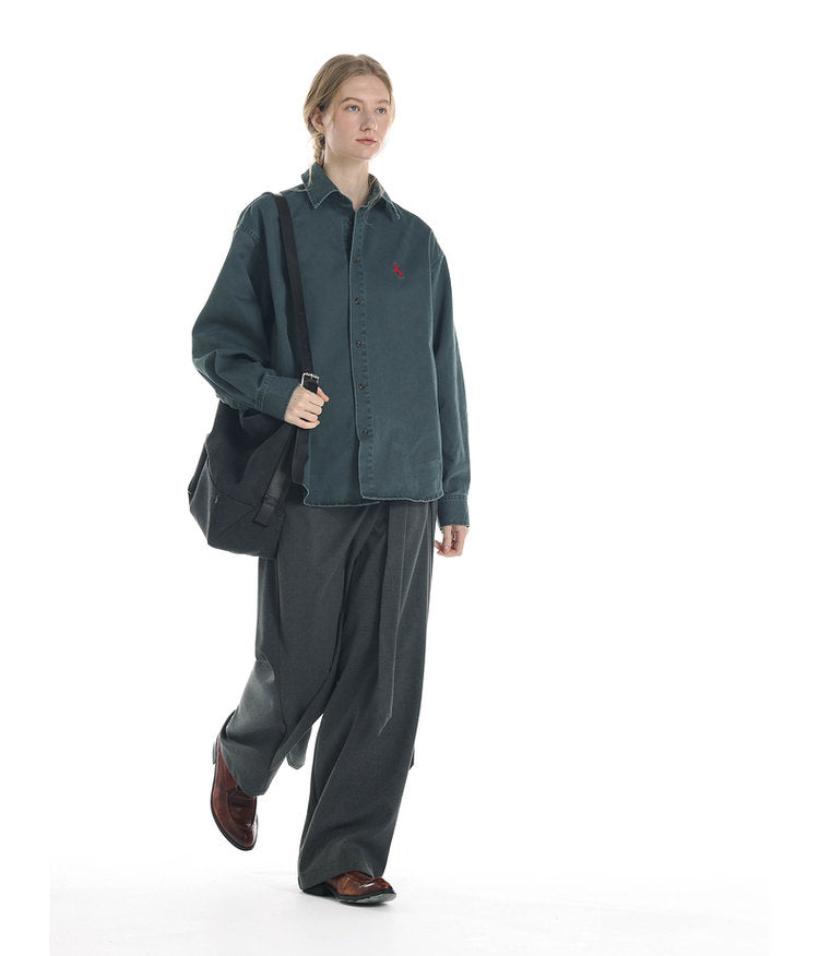 Relaxed Wide-Leg Pants