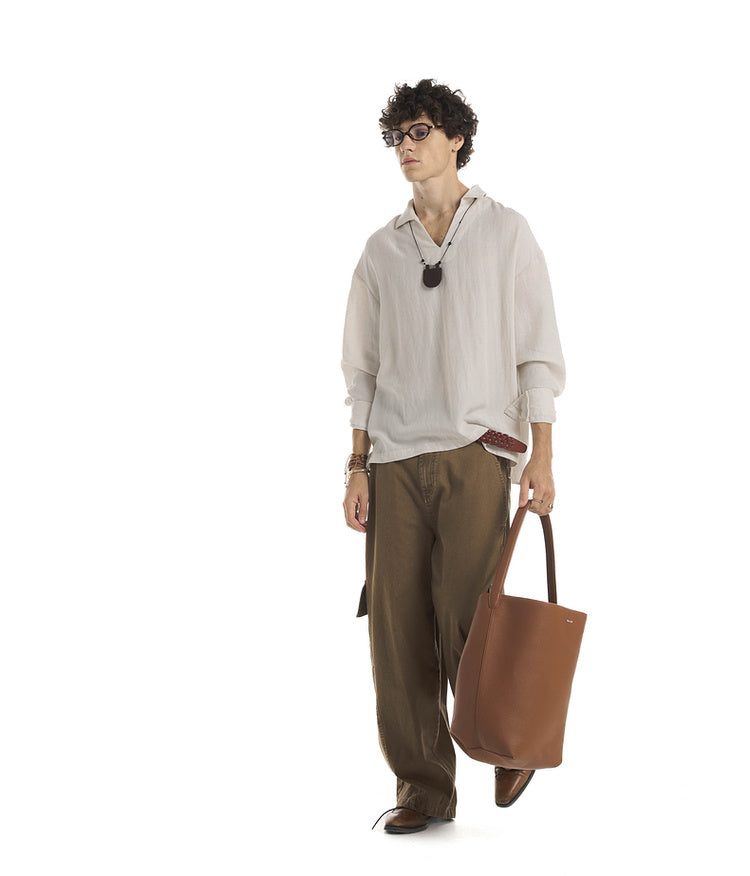 V-neck pullover shirt