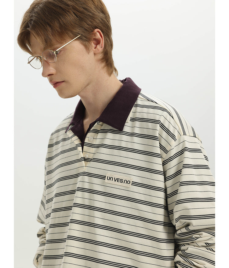 Retro College Polo Shirt