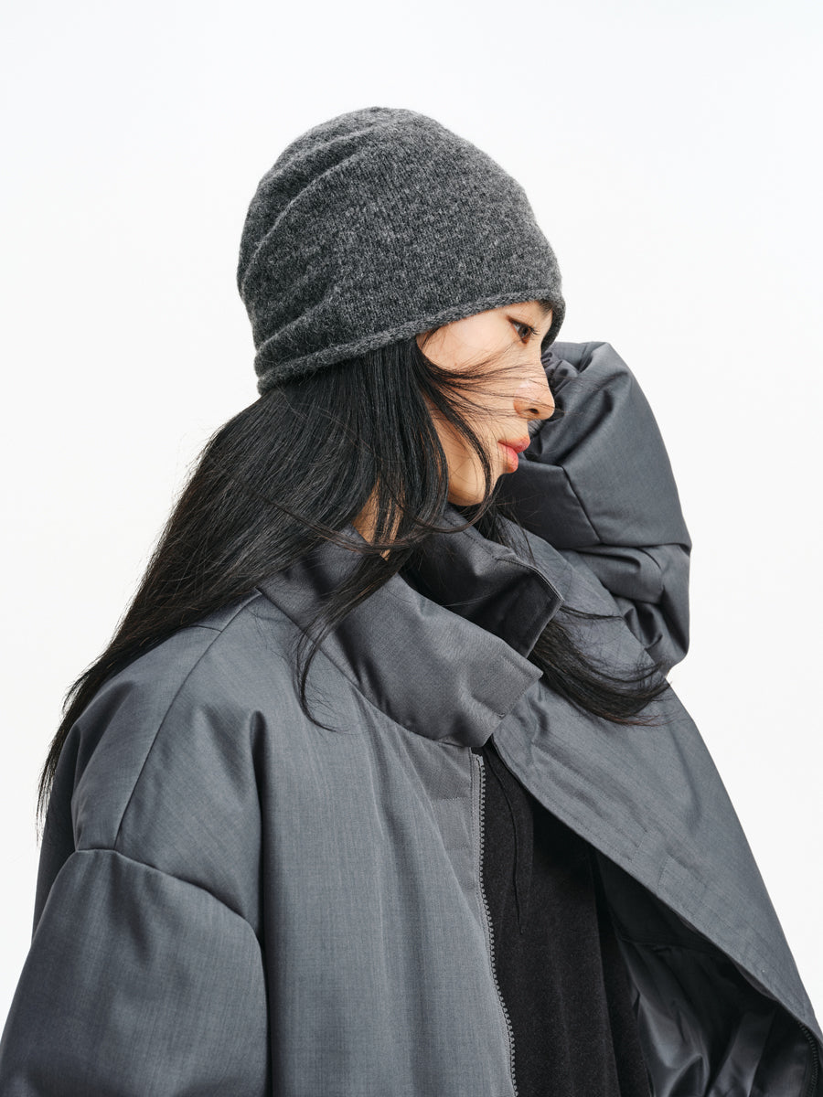 Alpaca Wool Blend Knit Cap