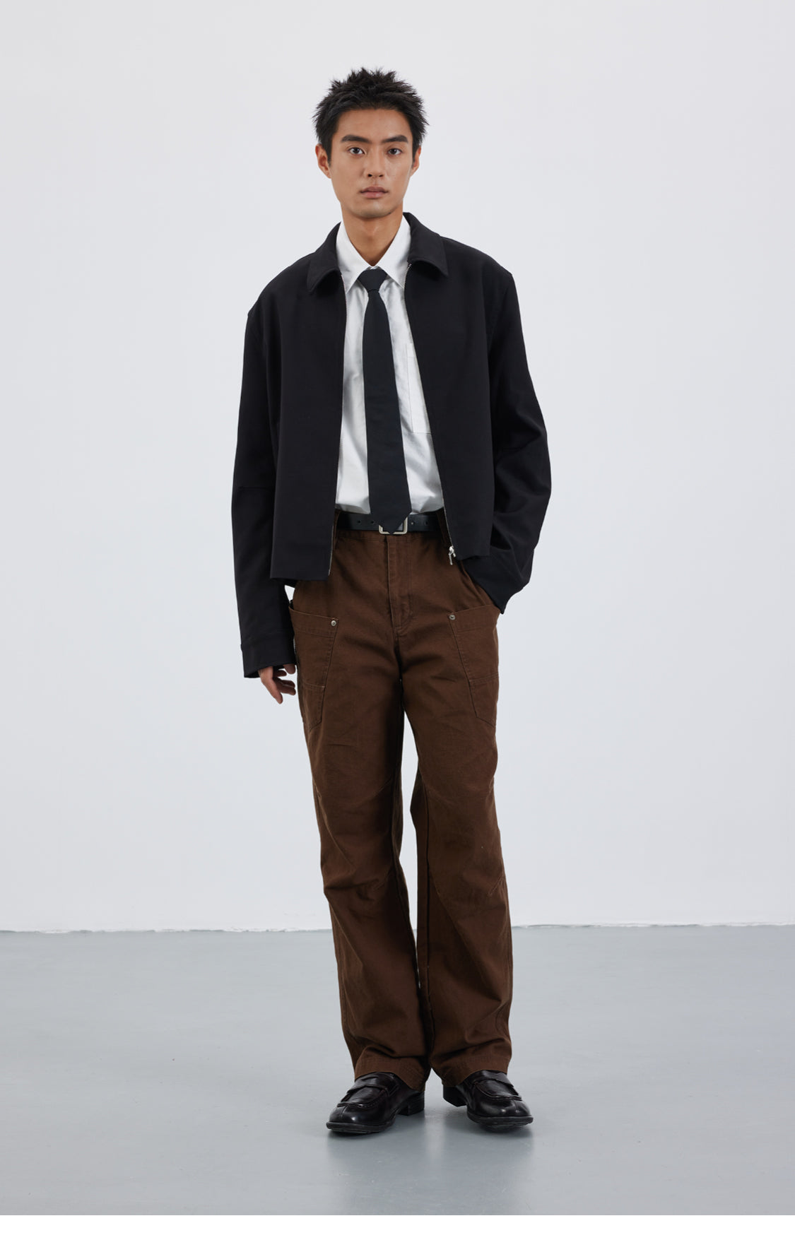 Wool-blend classic jacket