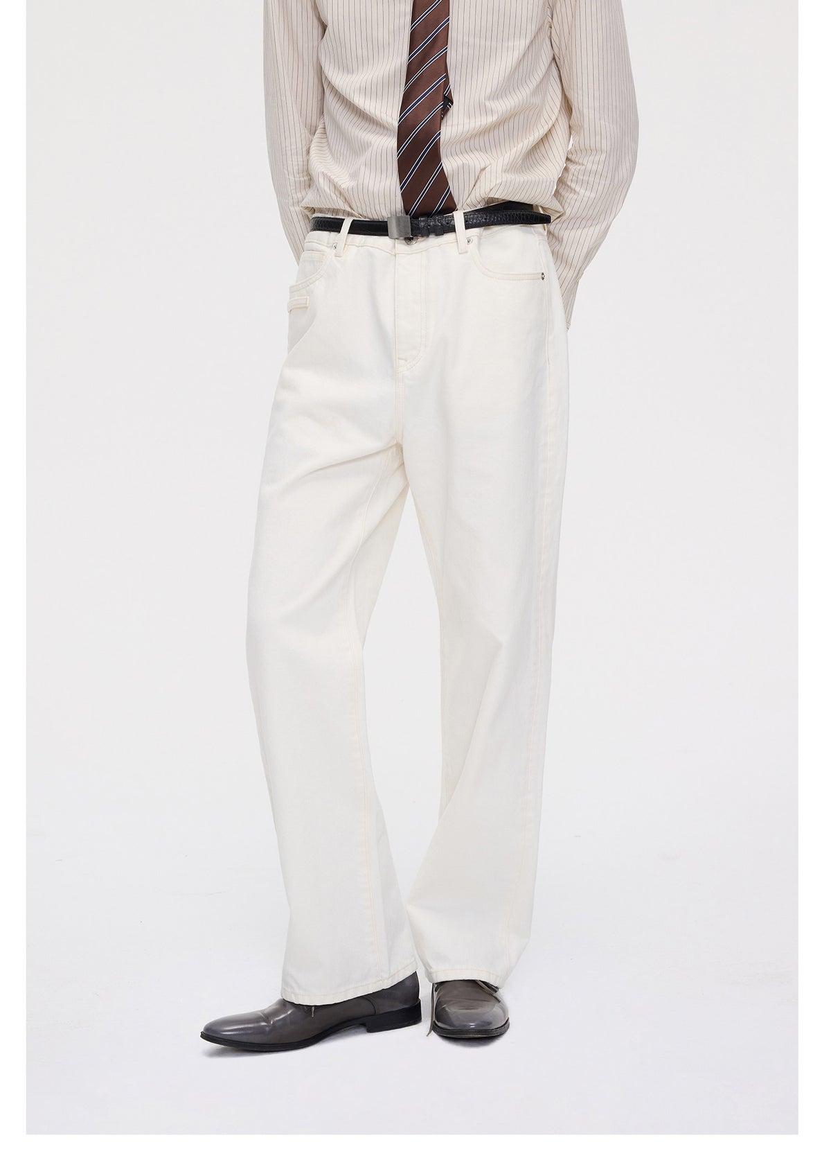 Cotton Denim Pants