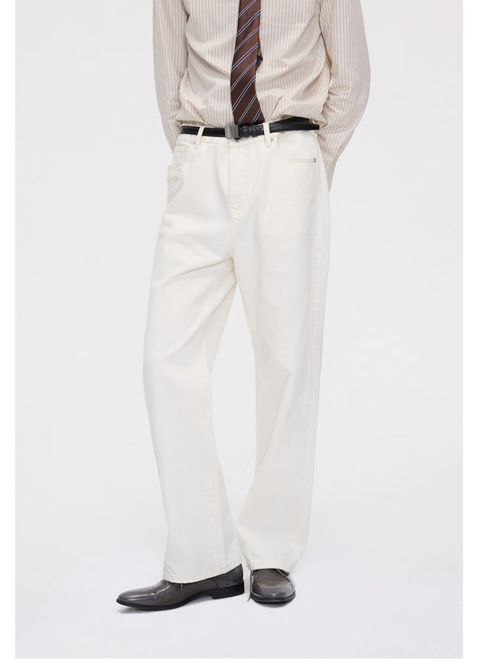 Cotton Denim Pants