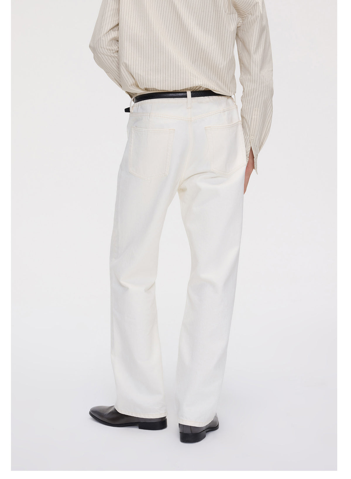 Cotton Denim Pants