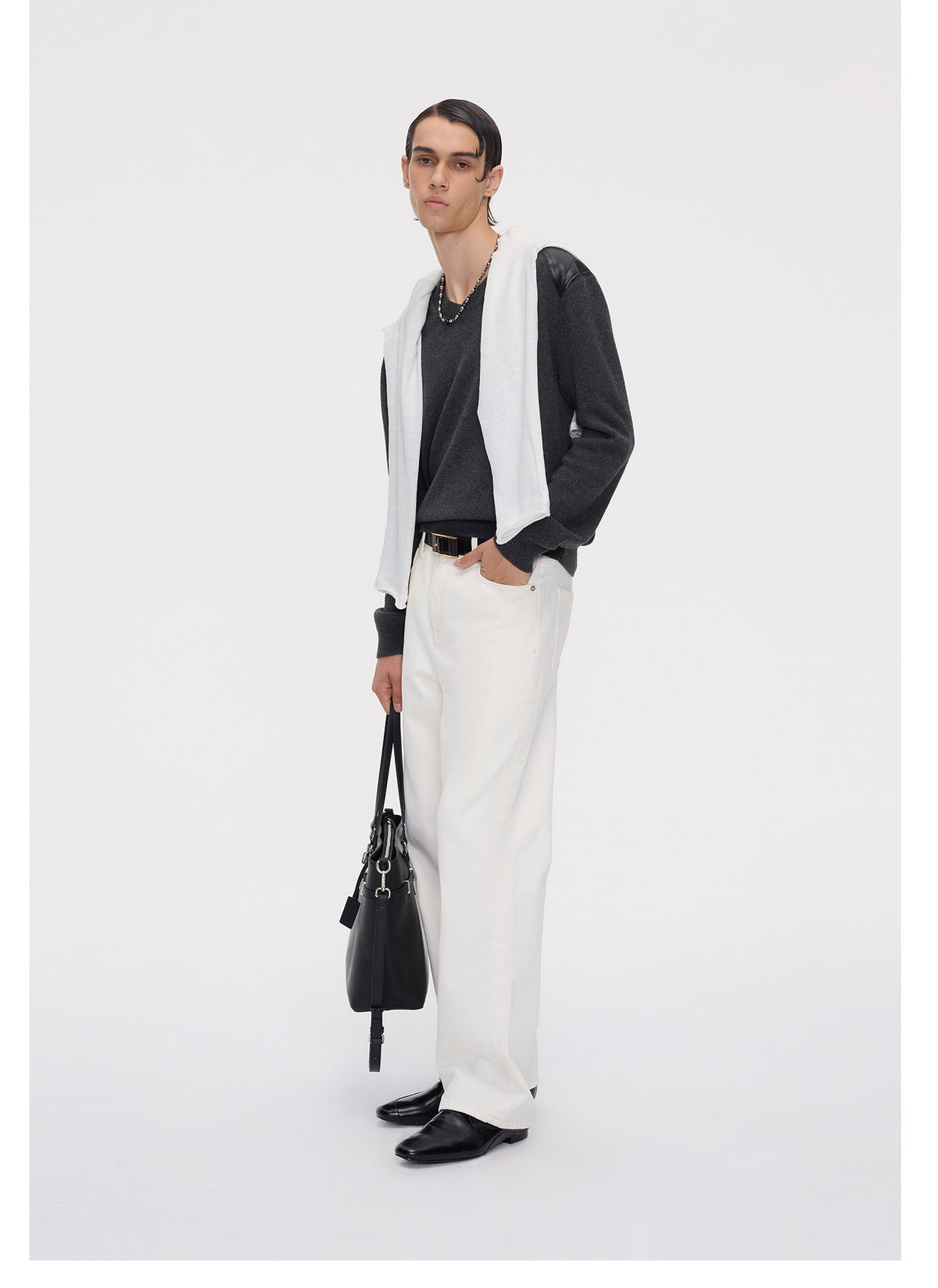 Cotton Denim Pants