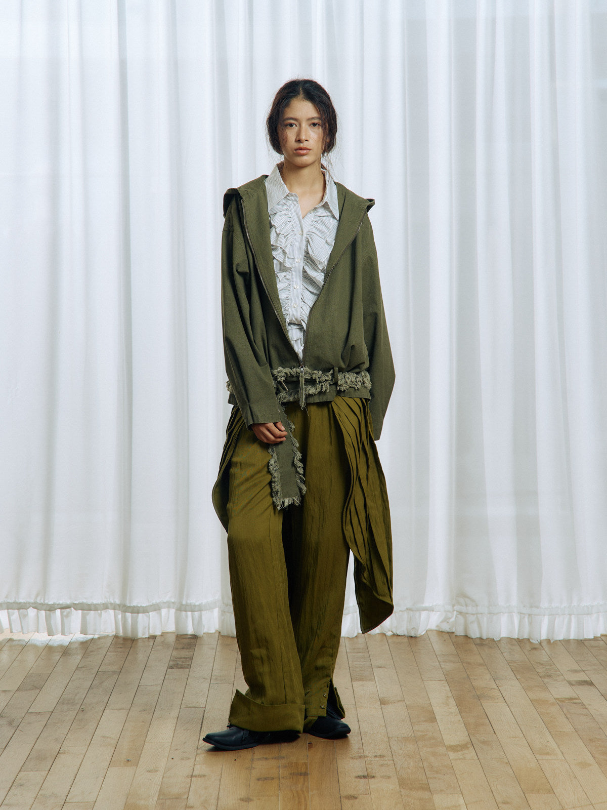 Pleated Casual Pants