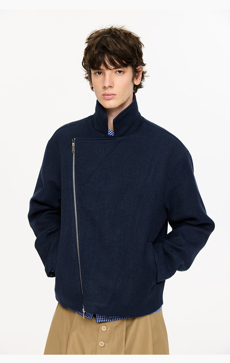 Contrast Lapel Jacket