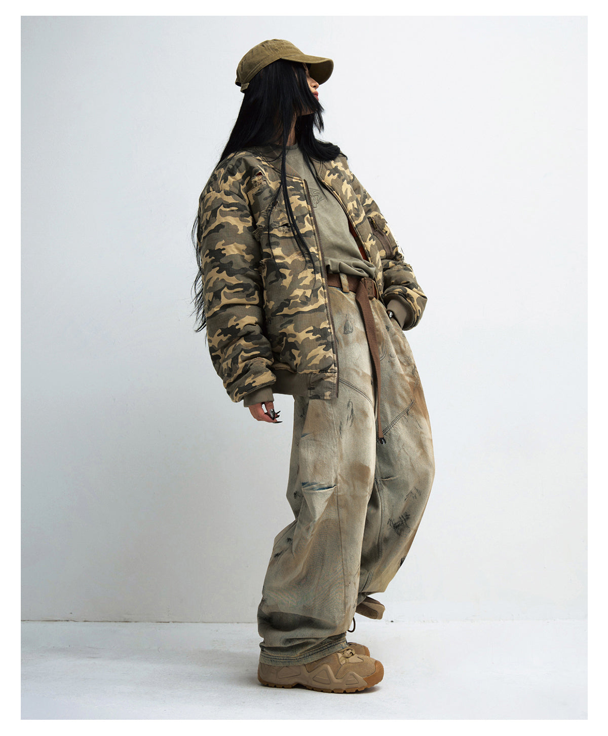 Camouflage thick cotton jacket