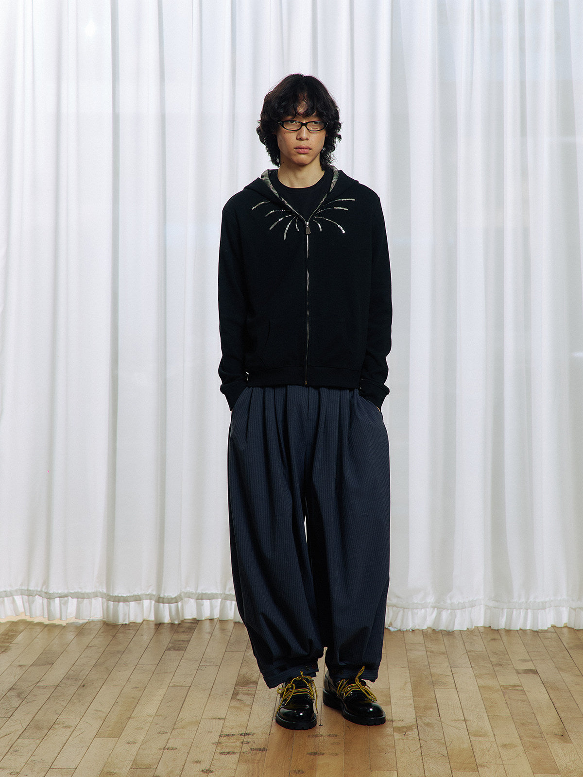 Pleated Balloon Pants