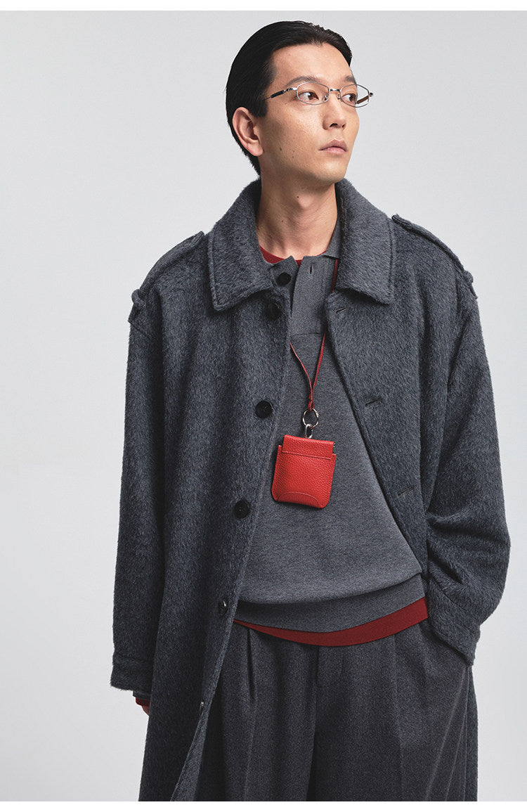 Single-faced Wool Coat