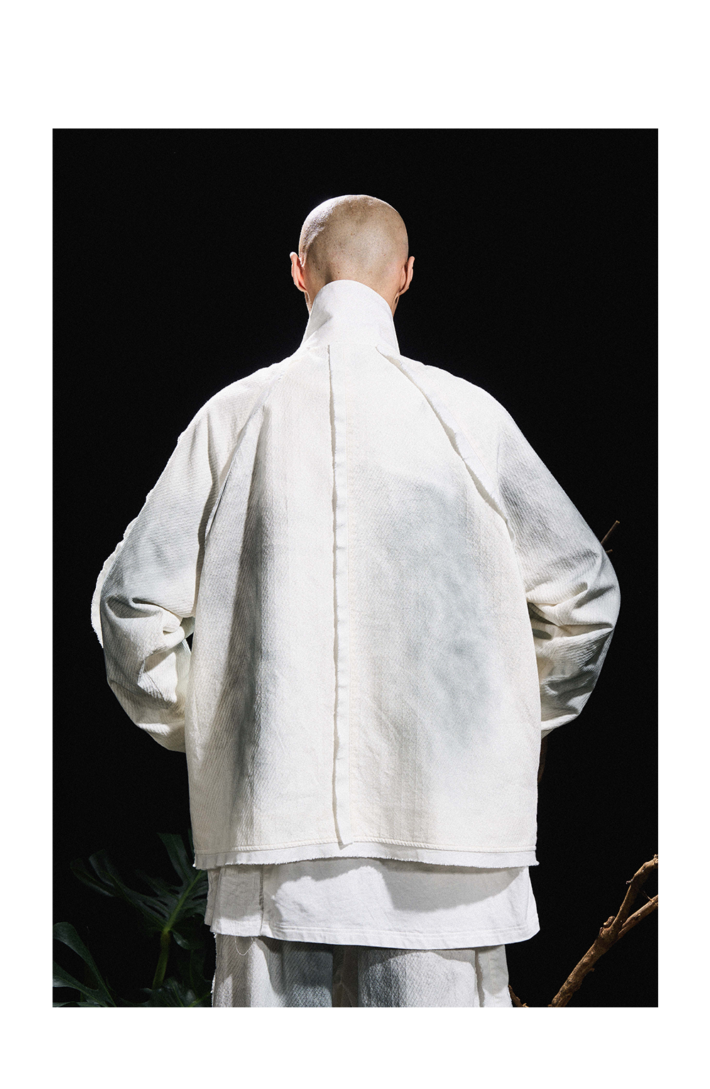 Dirty Dye Cotton Linen Jacket