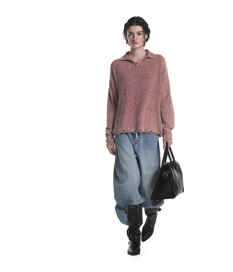 Color-dyed Loop Sweater