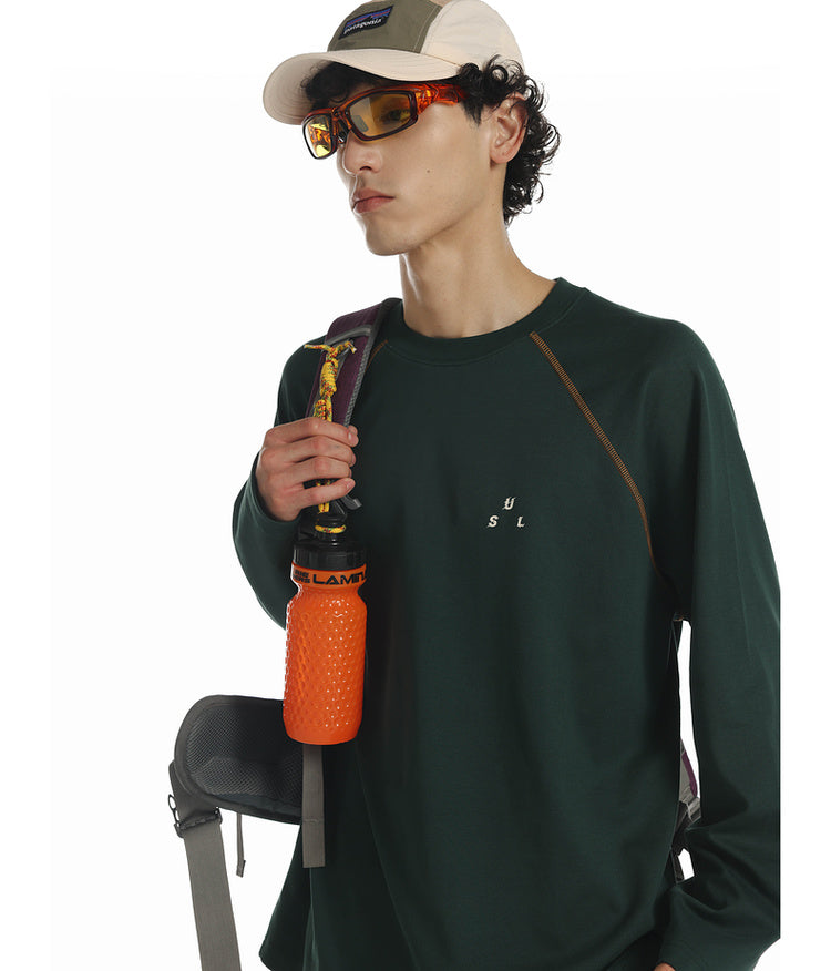 Contrast Color Raglan T-Shirt