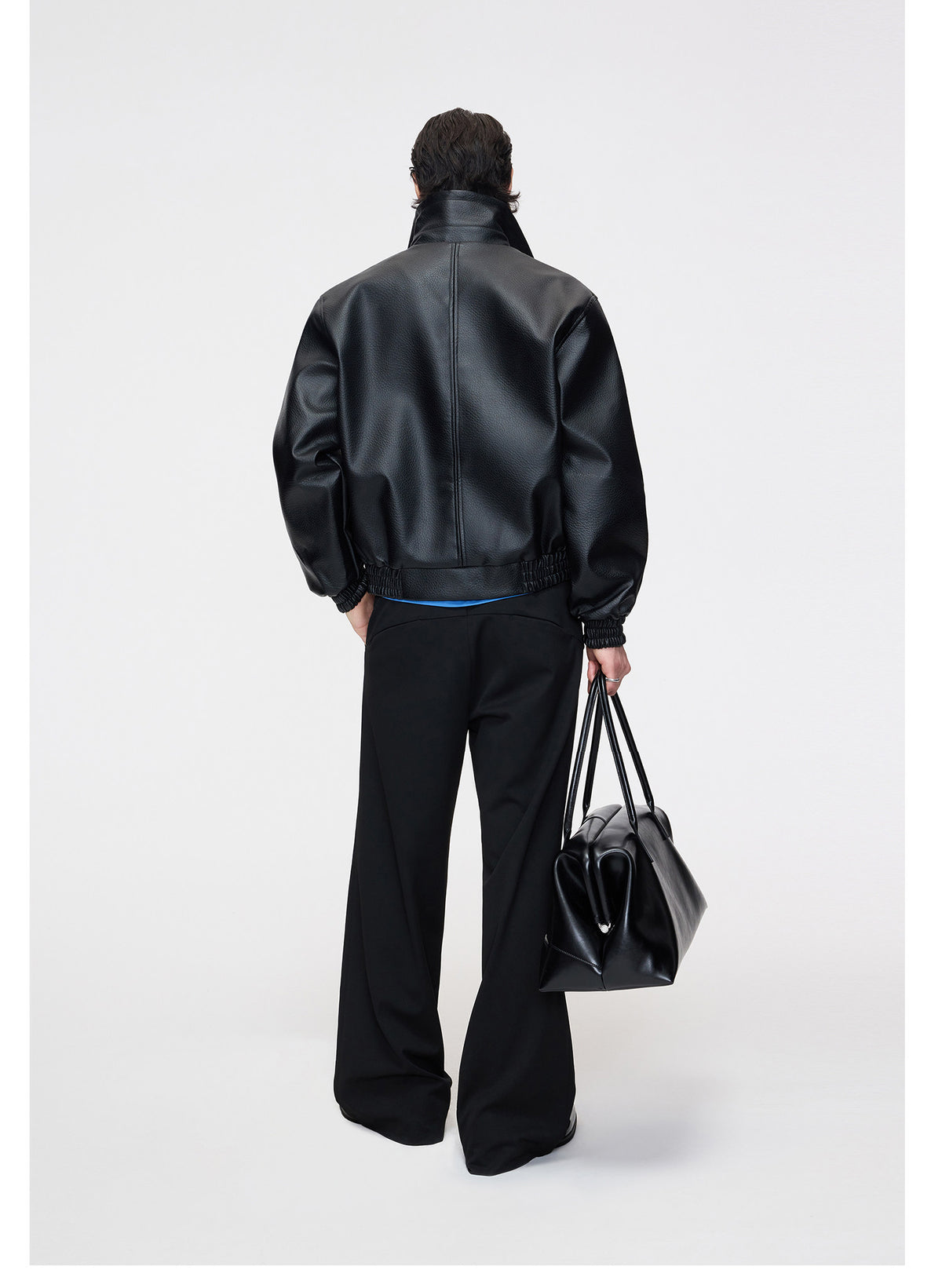 Slightly Loose-Fit Straight-Leg Casual Pants
