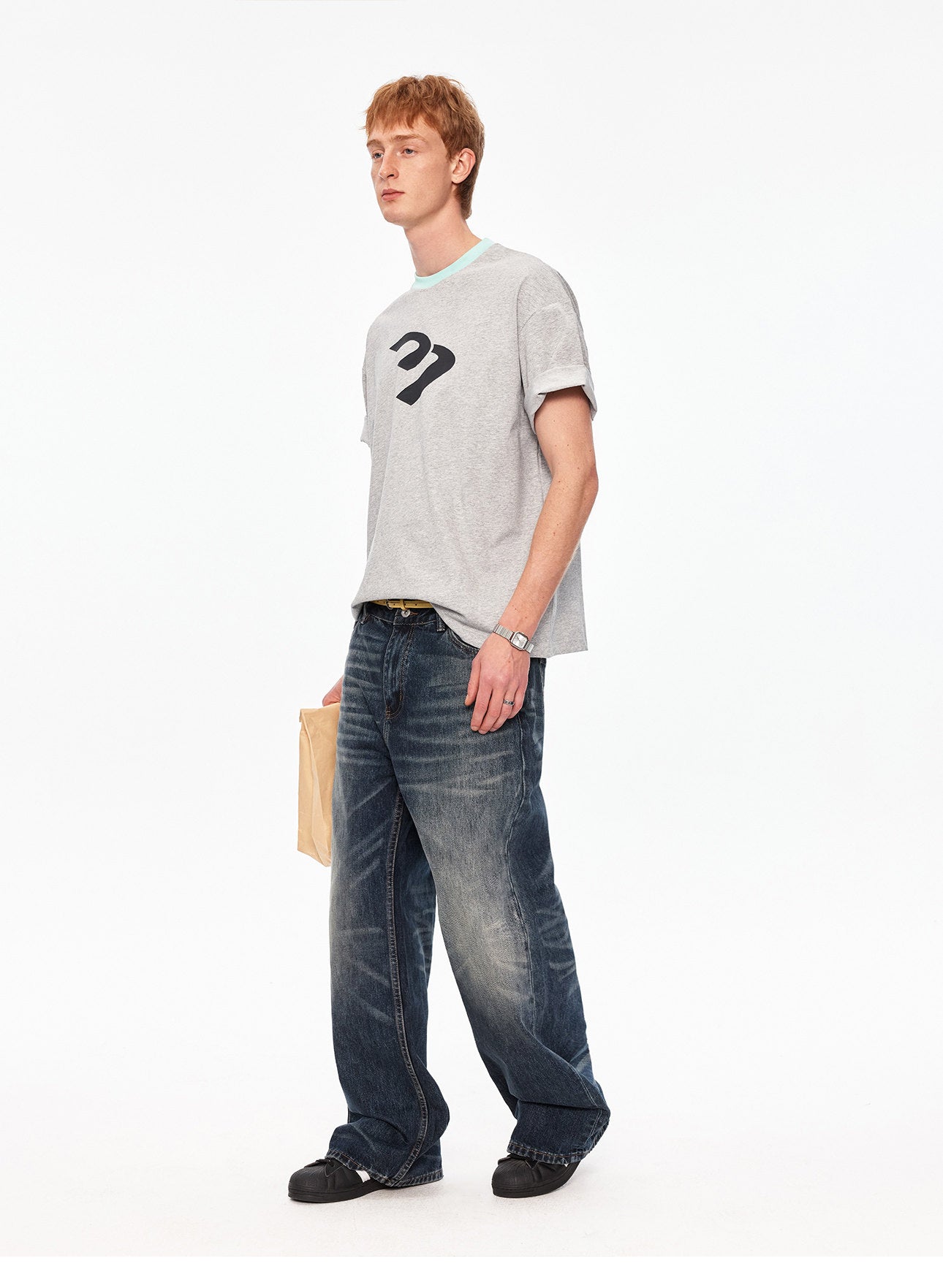 Crash Alphabet Print T-Shirt