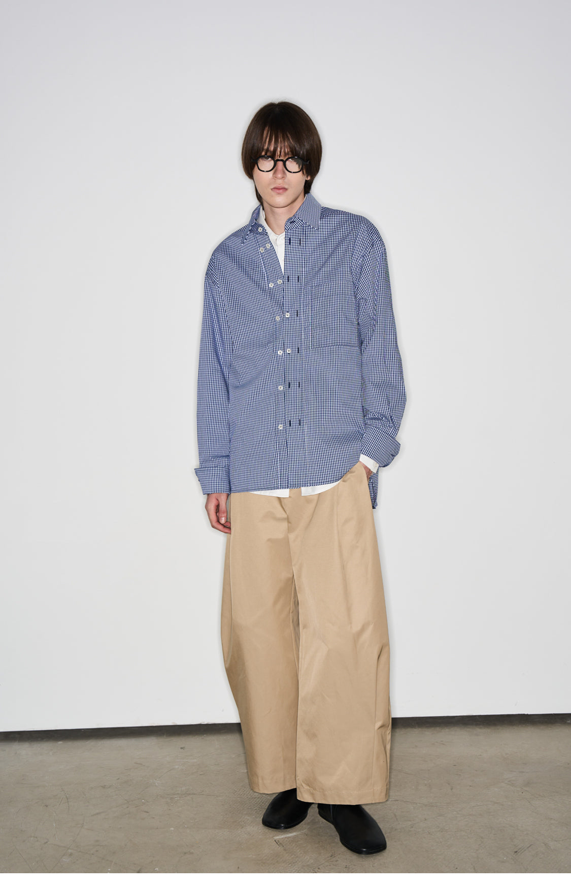 Double-breasted shirt