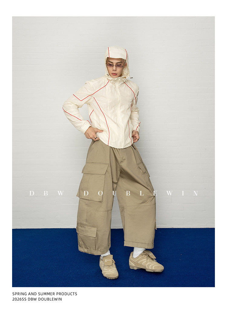 3D Silhouette Scimitar Cargo Pants