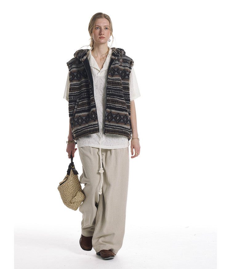 Fleece Hooded Vest