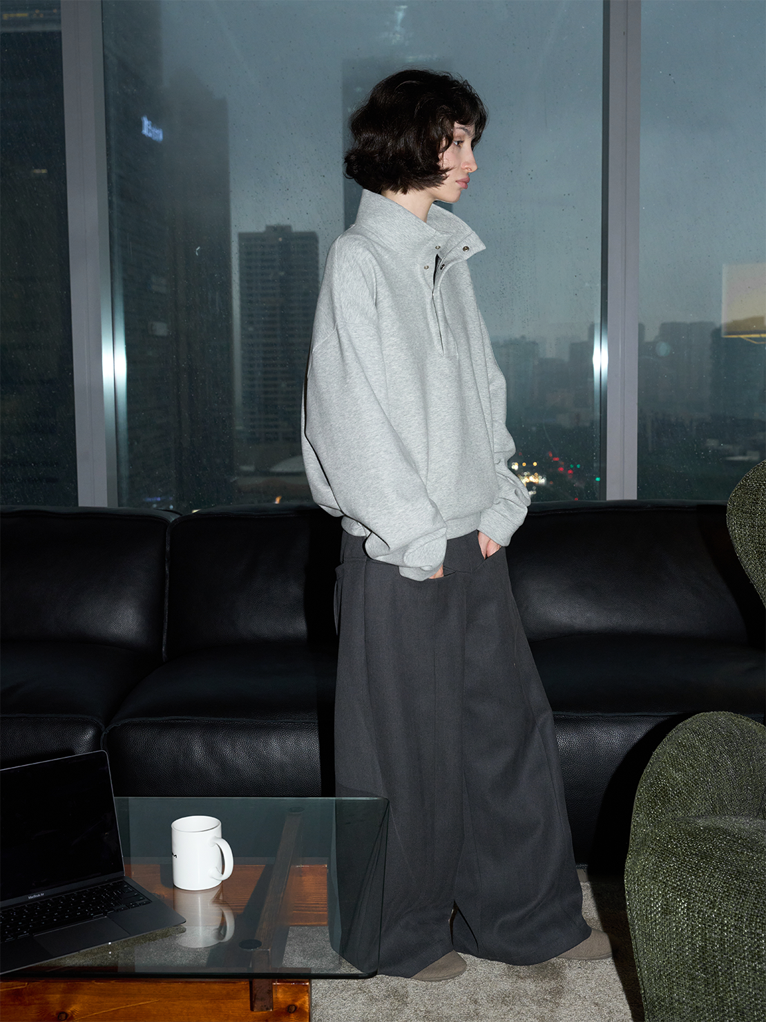 Wool Blend Sweatshirt