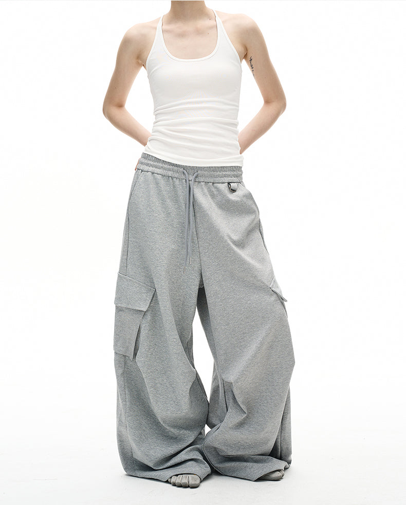 Multi-pocket design sweatpants