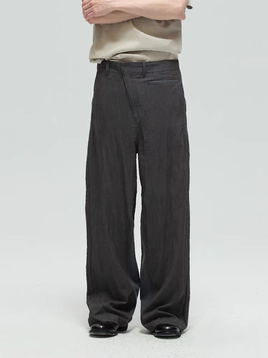 Mid-waist casual pants