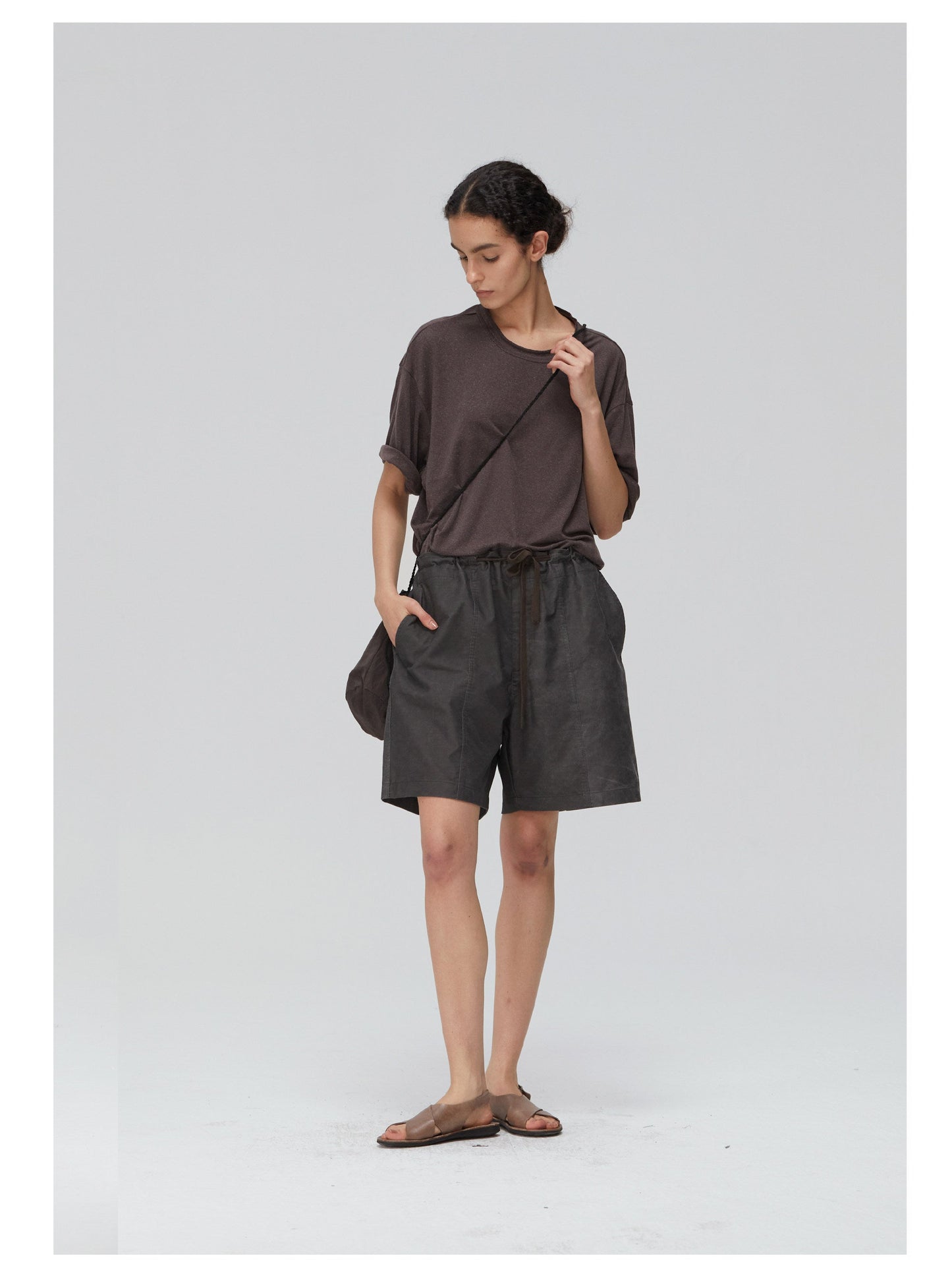 Wash-Finish Fried Shorts