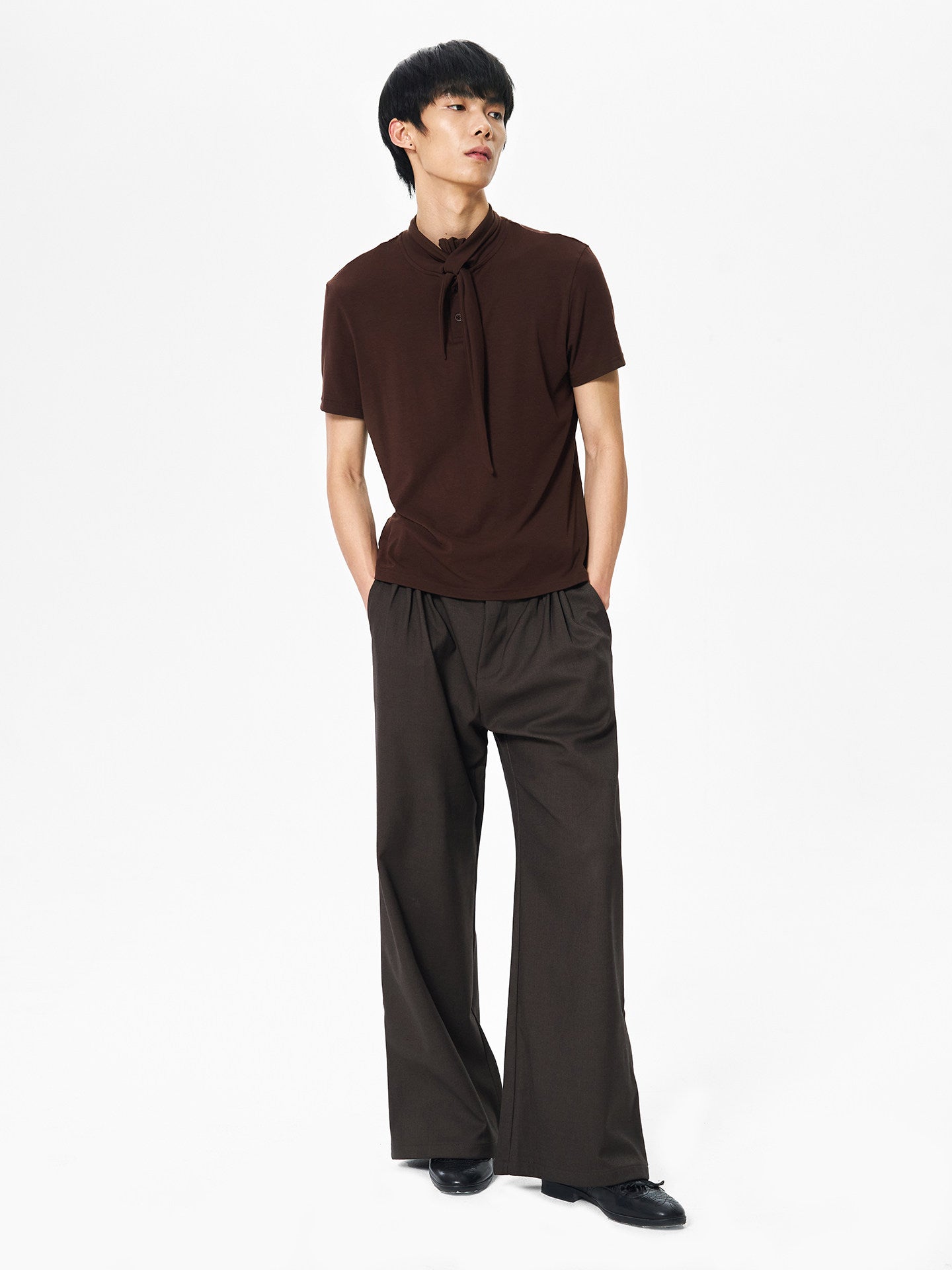 T-shirt with Holiday Scarf