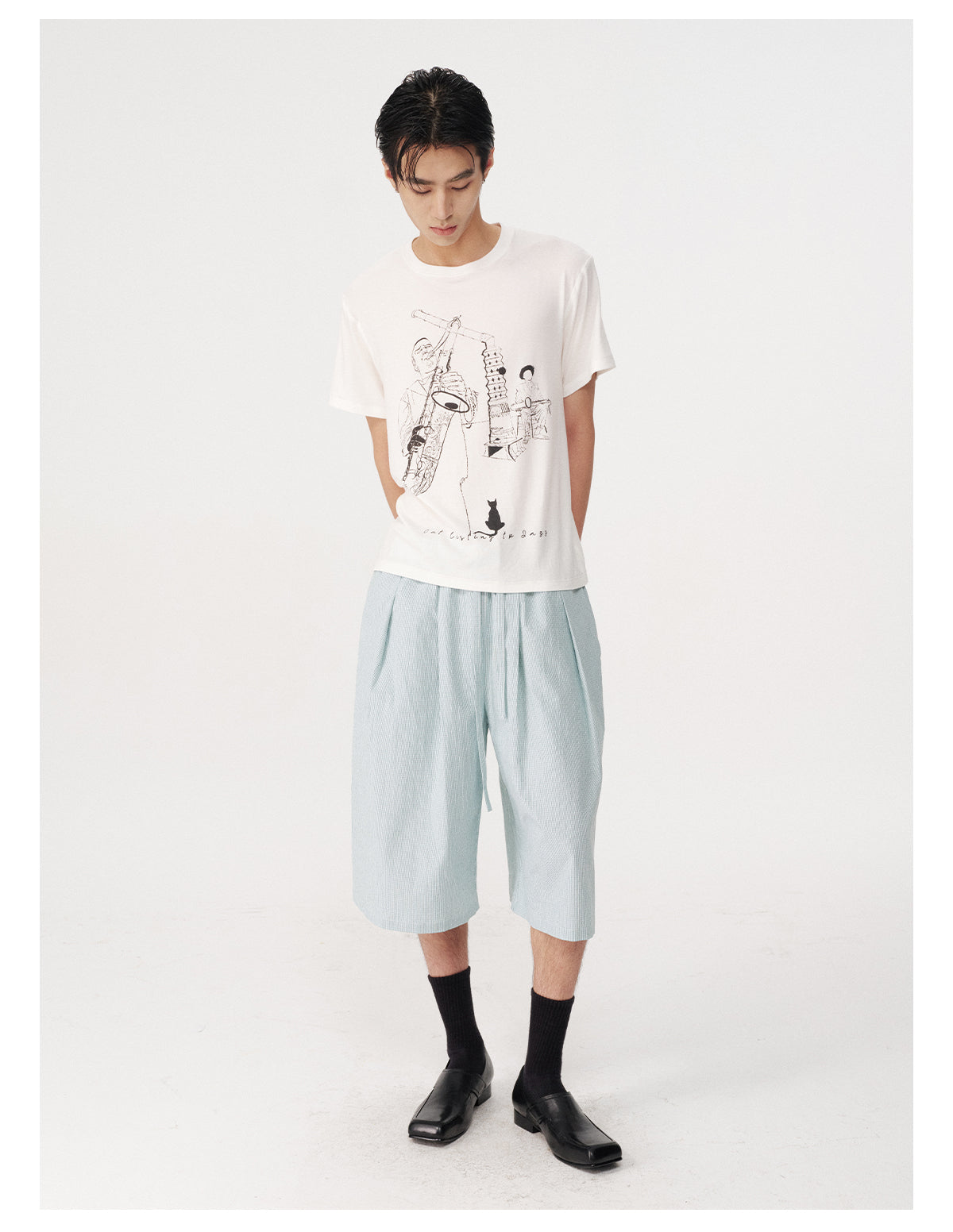 Breathable printed T-shirt