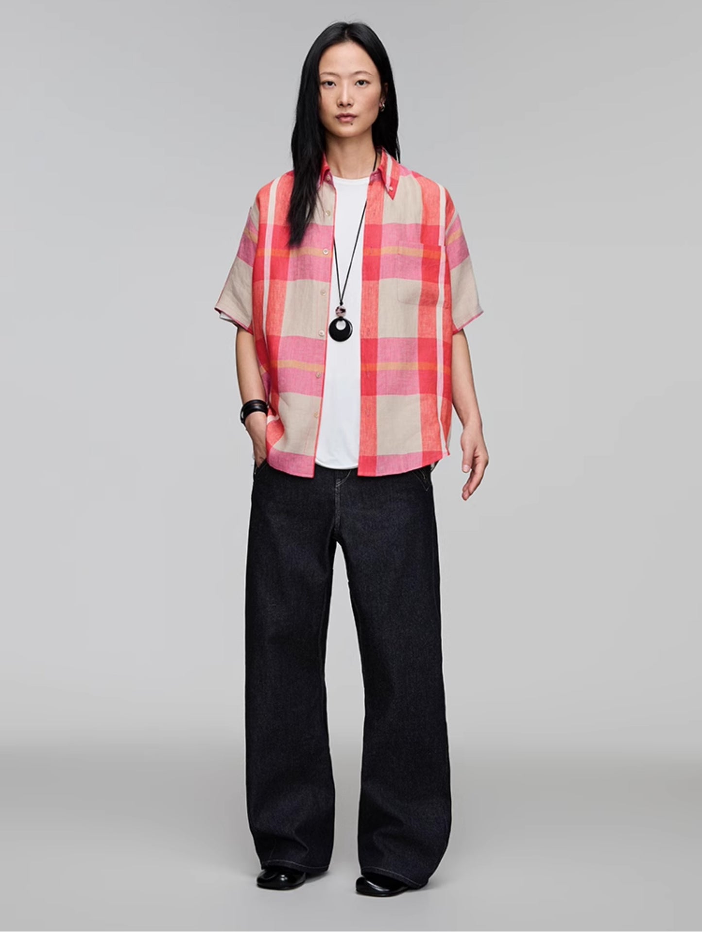 Casual Patch Pocket Shirt