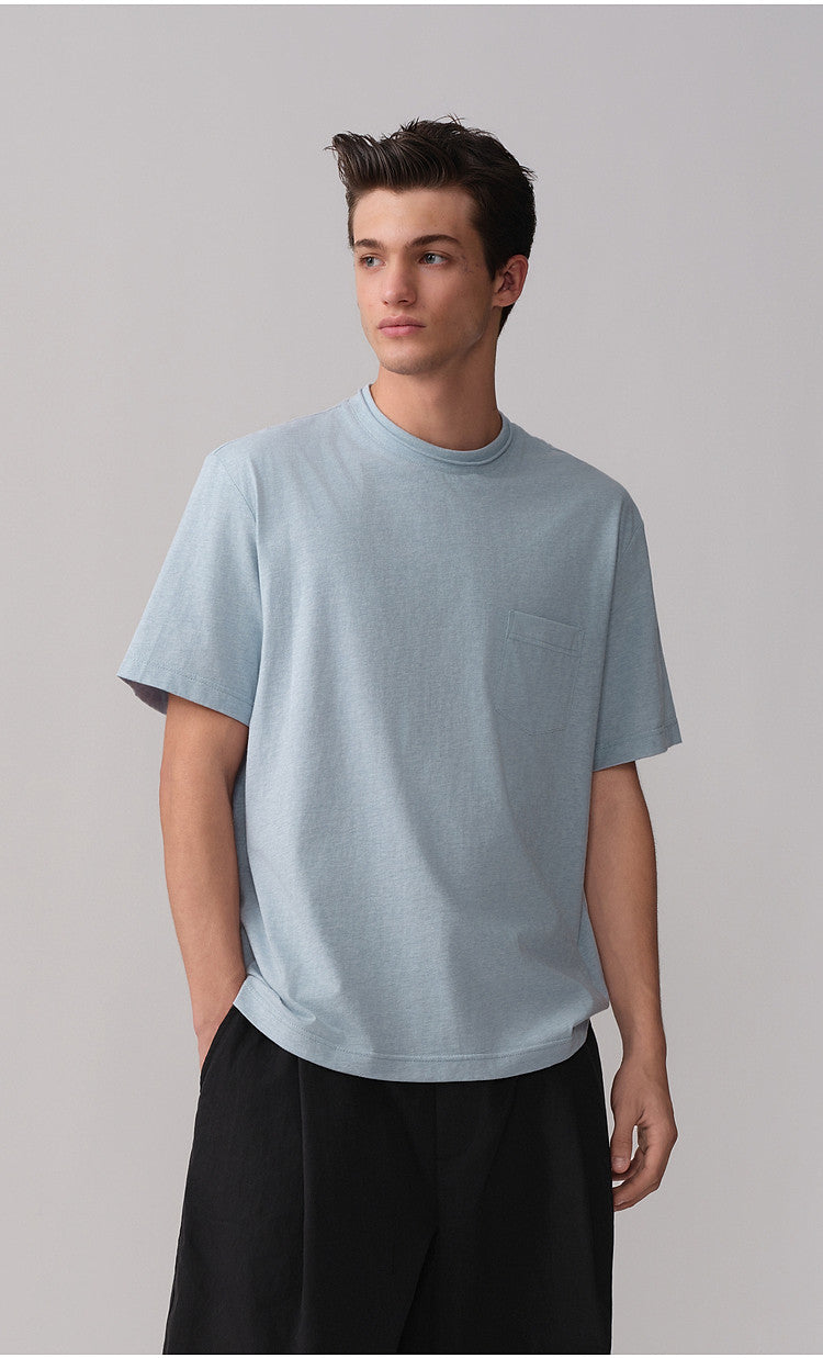 Pocket Round-Neck T-Shirt
