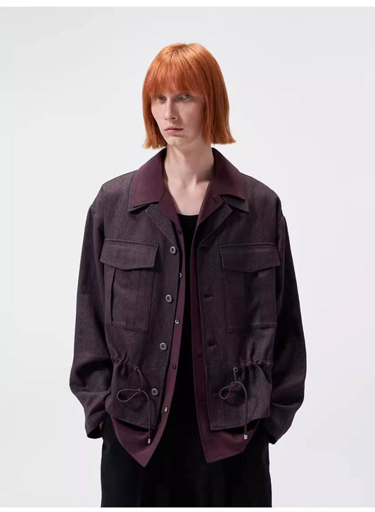 포켓 마 재킷 세트