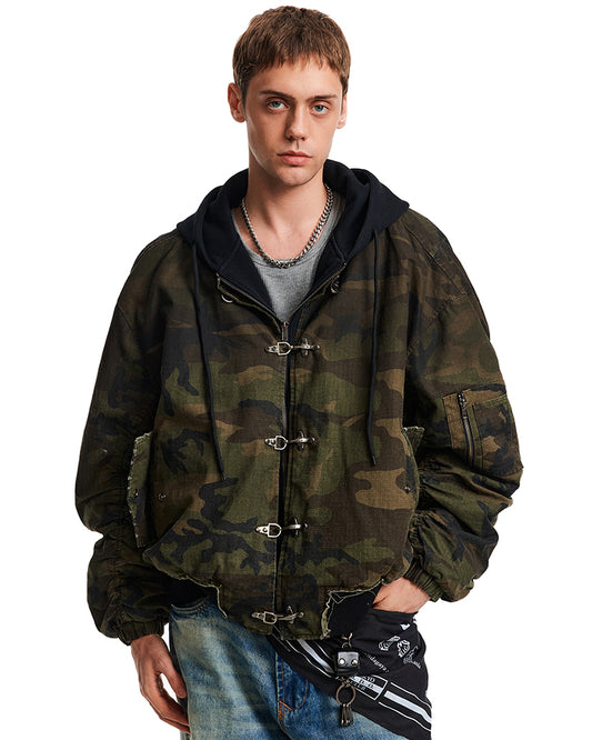 Camouflage Hooded Jacket