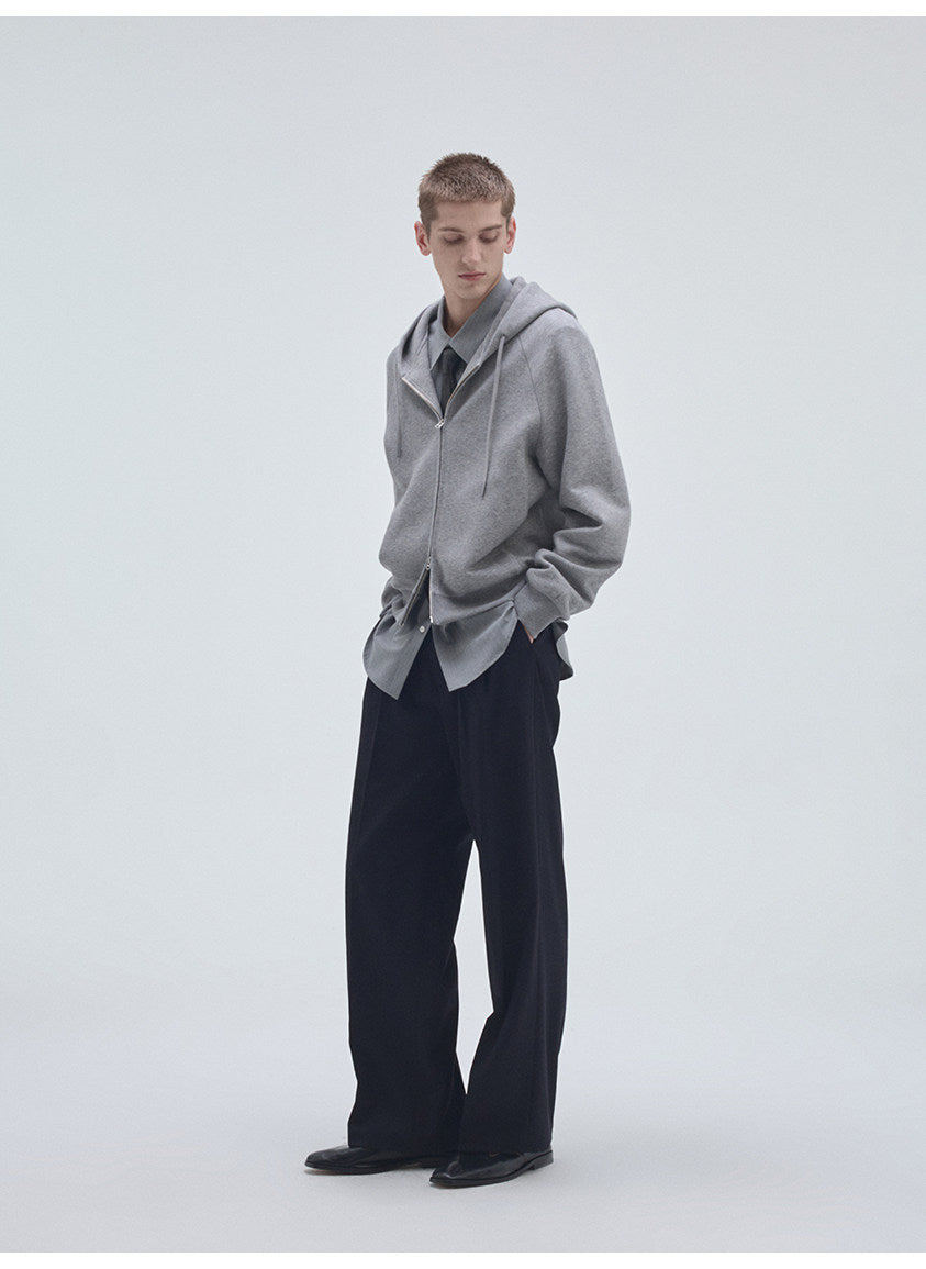 Classic Double-Tuck Casual Pants