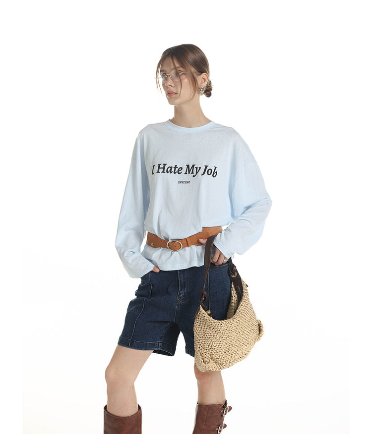 Slogan Print T-Shirt
