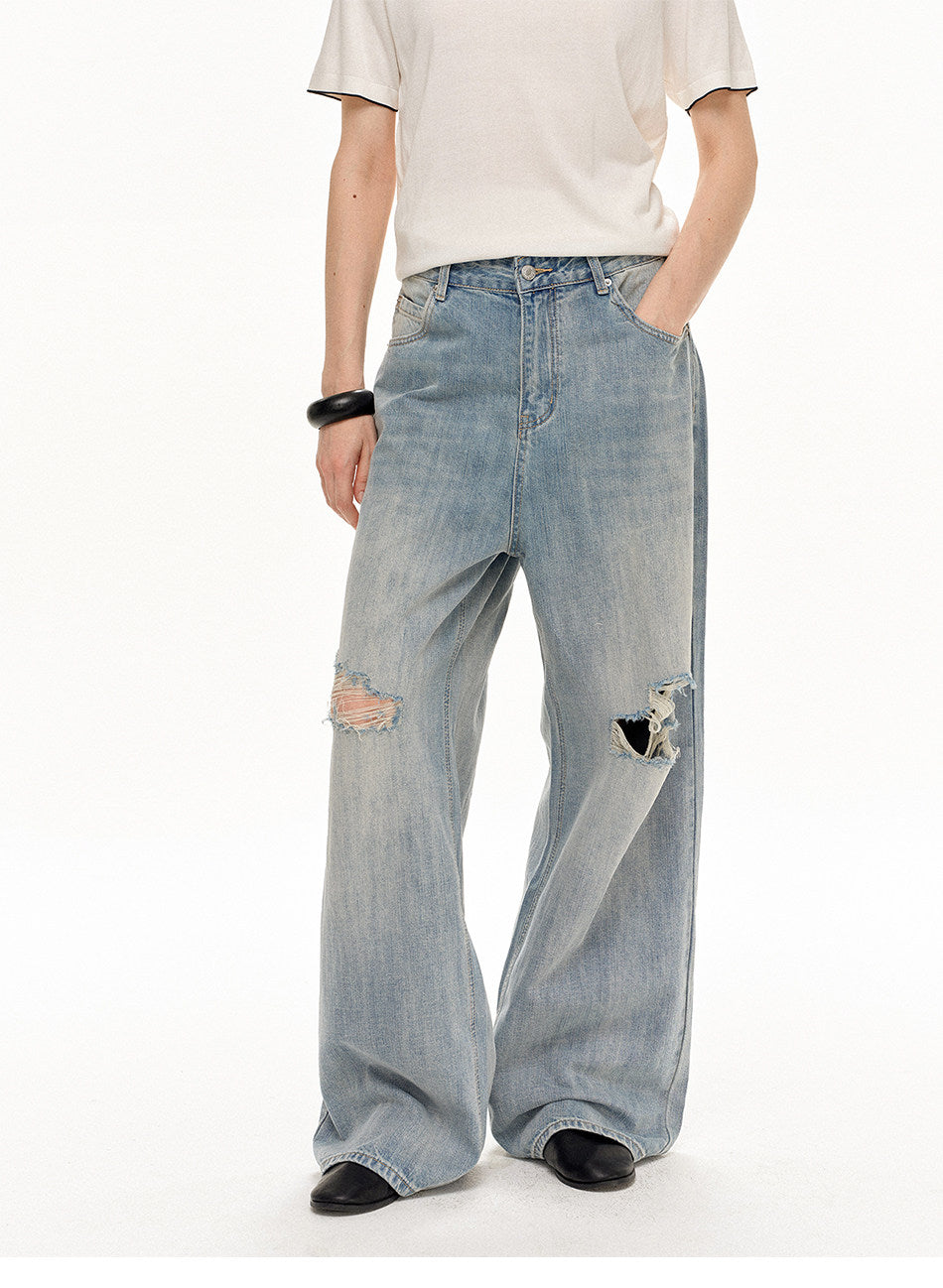 Unisex Loose Straight-Fit Jeans