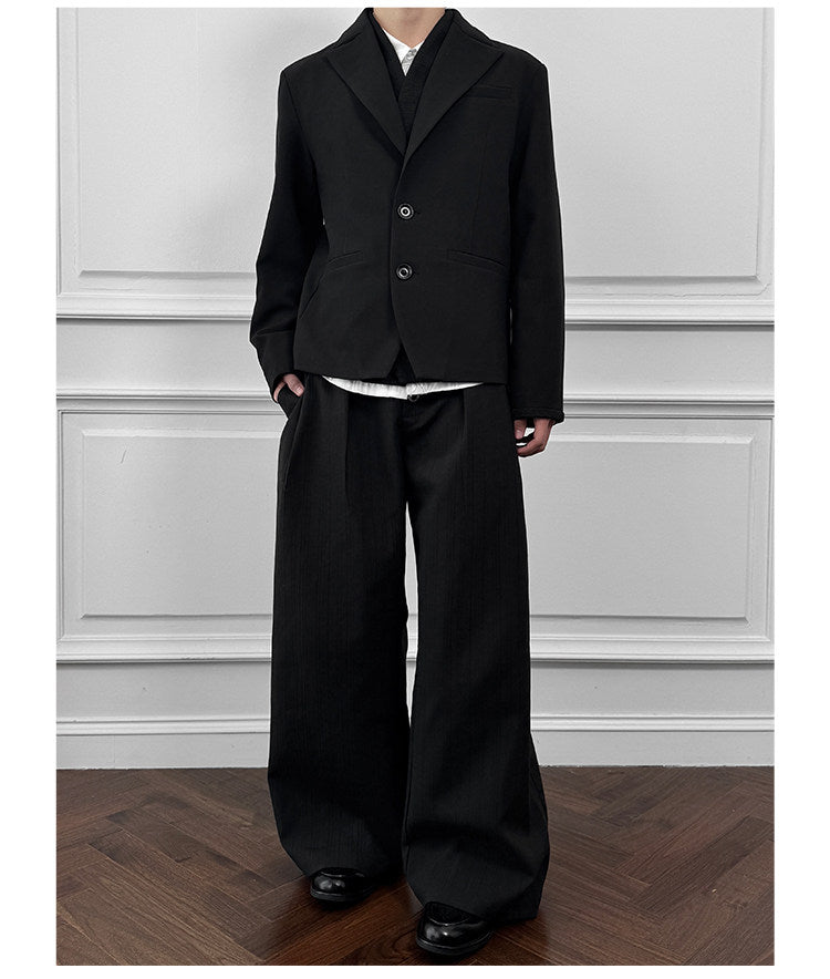 Faux Two-Piece Stylish Jacket