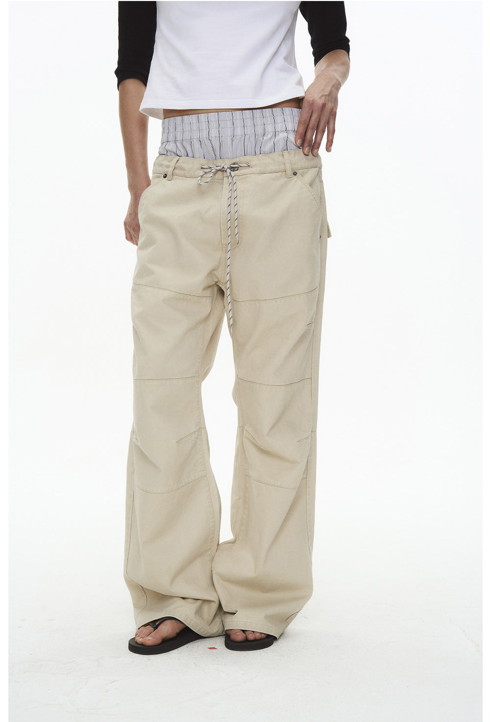 Microfleece Loose-Fit Casual Pants