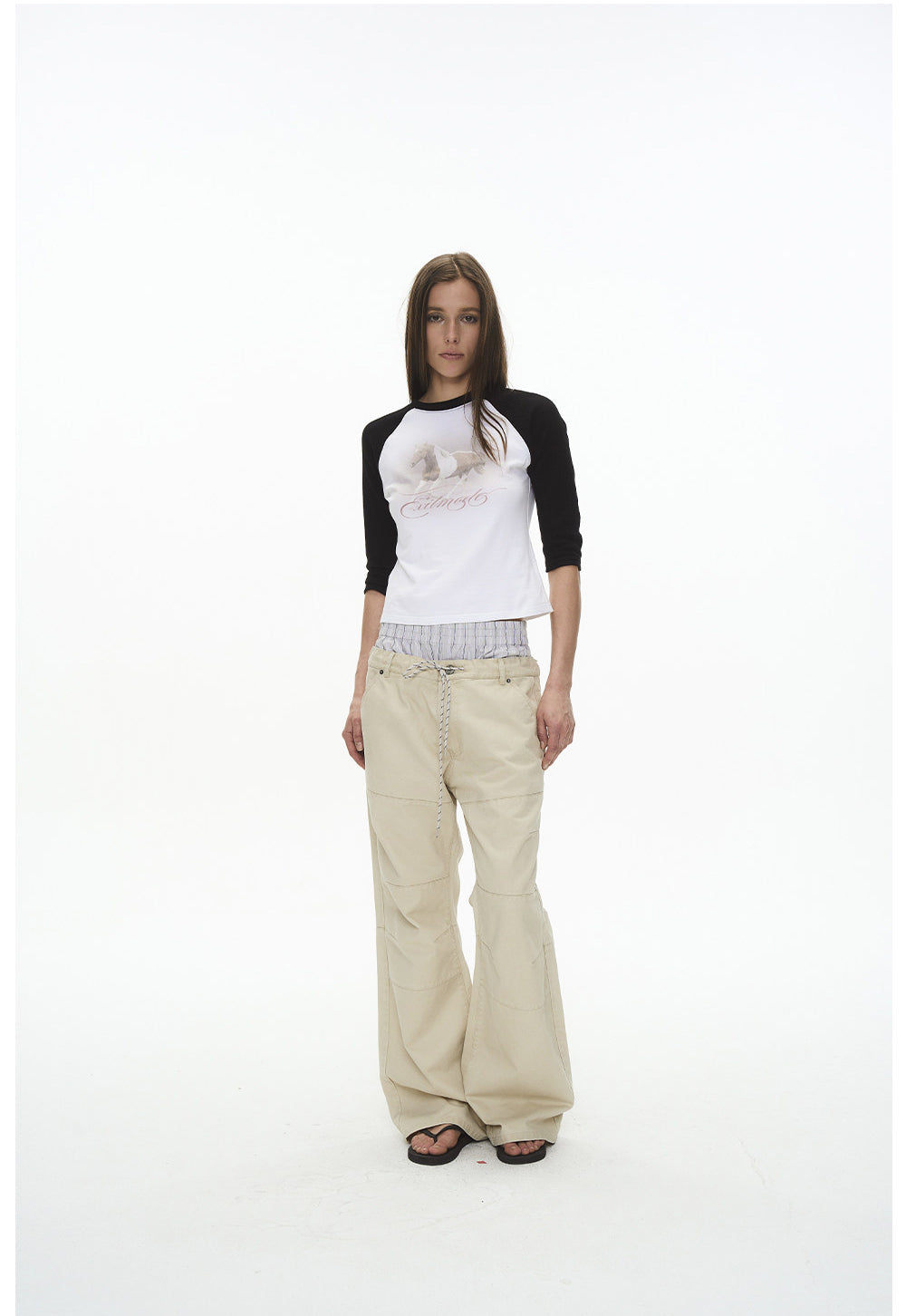 Microfleece Loose-Fit Casual Pants